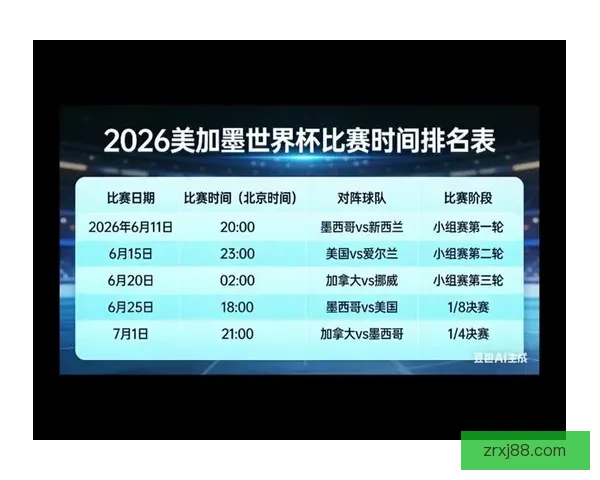 美加墨世界杯投注攻略与热门赛程全方位解析